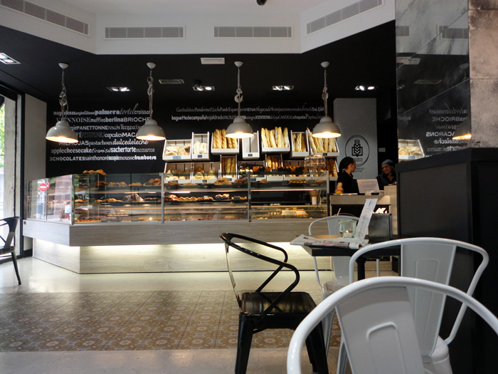 Diseño interior de panadería, pastelería Lazareno Gourmet