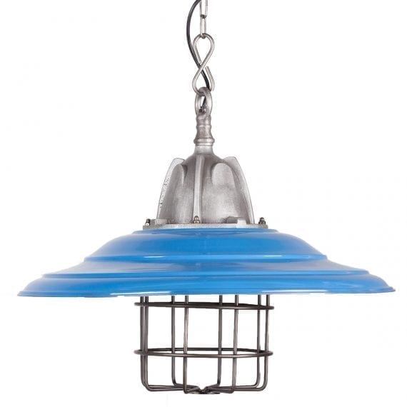 Lámparas Samira azul. Diseño moderno.