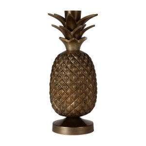 Lampe de table originale de petite taille en forme d'ananas.