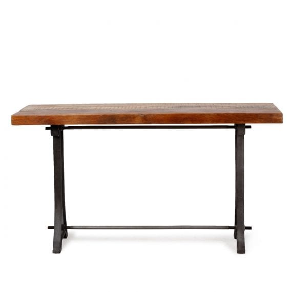 Table console en bois.