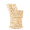 Sillas y asientos de bambú.