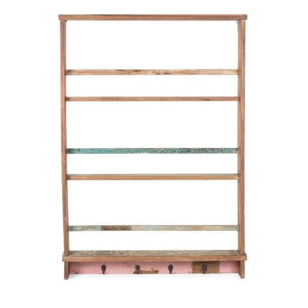 Etagère murale pour agencement de magasin.