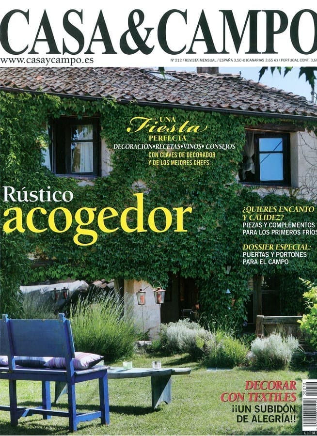 Revue de décoration Casa & Campo article Francisco Segarra