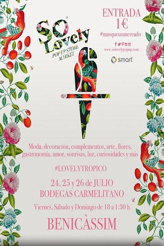 Cartel promocional de So Lovely Trópico.