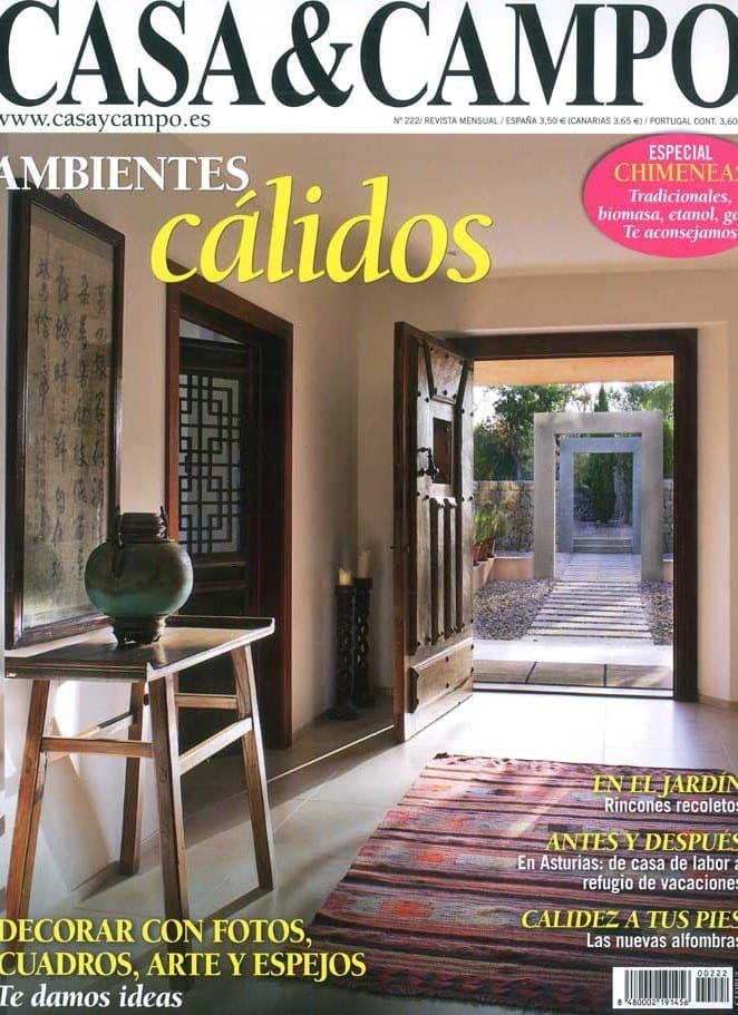 Fotos de la portada de la revista Casa & Campo