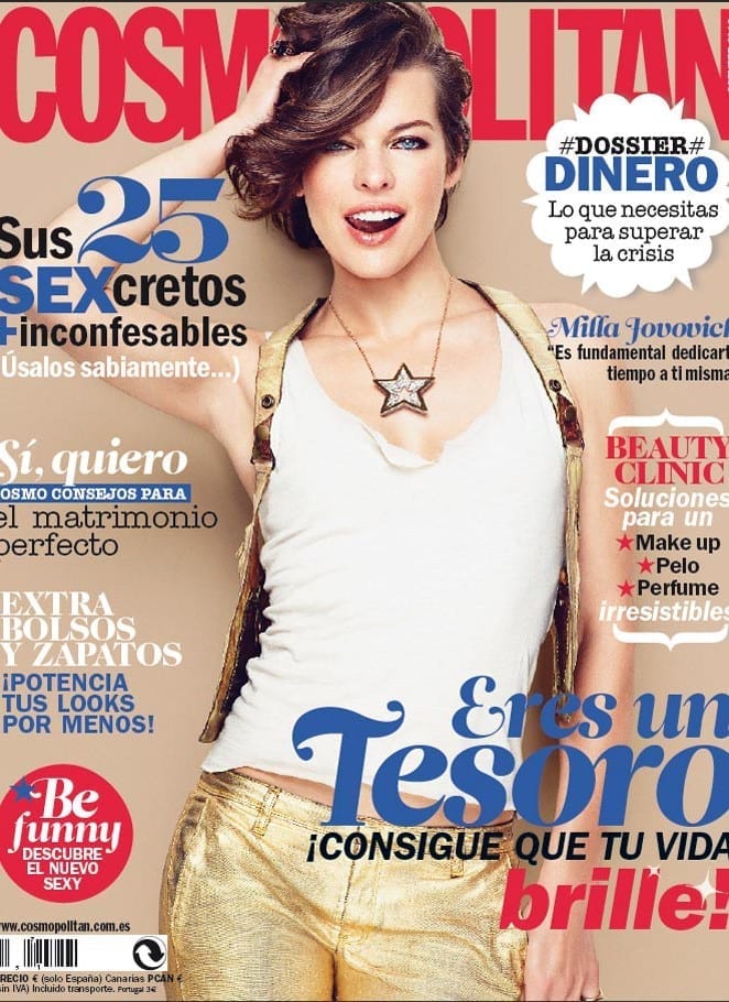 Imágenes de la Portada de Cosmopolitan octubre