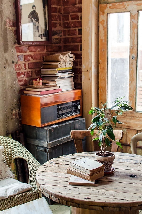 Fotos. Muebles para diseño interior para restaurantes estilo vintage.