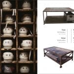 Foto de mesas de estilo industrial FS que se expondrán en Maison&Objet 2012