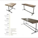 Foto de mesas de estilo vintagel FS que se expondrán en Maison&Objet 2012