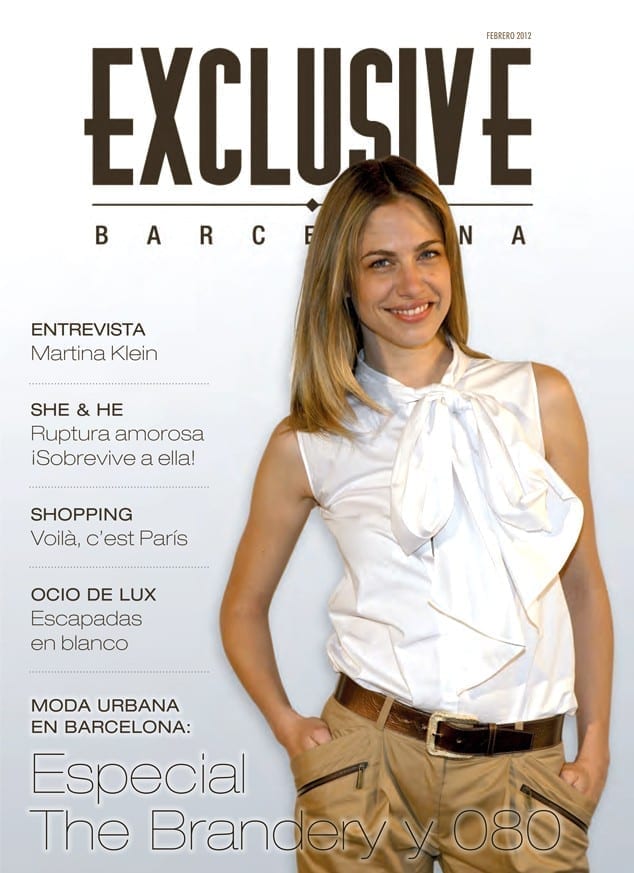 Portada de la revista de tendencias y decoración Exclusive Barcelona