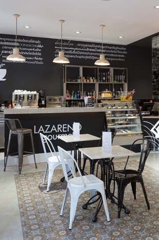 Fotos. Interiorismo y decoración panaderias Lazareno.