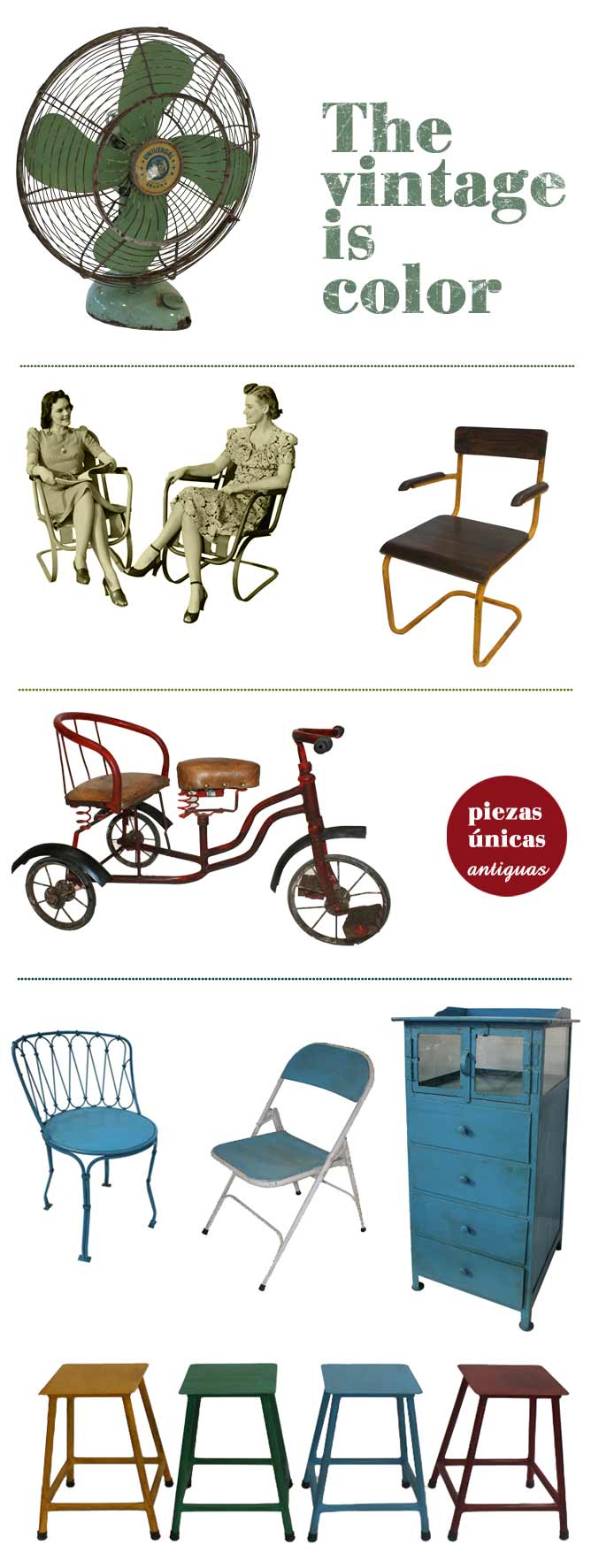 Muebles de la firma FS Francisco Segarra del catálogo de muebles Vintage Furniture