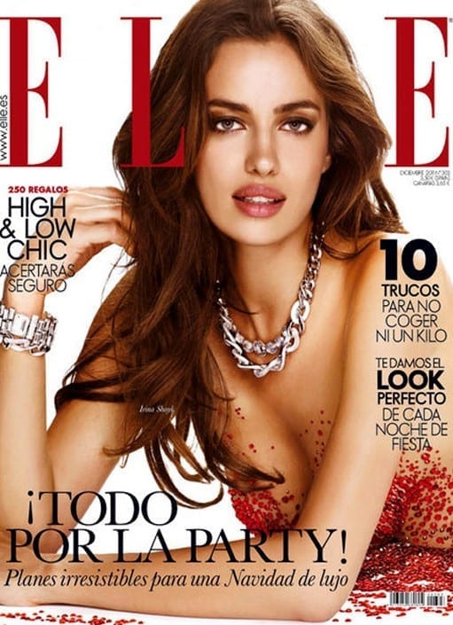 Portada revista ELLE. La nueva chica Swarovski. Irina Shayk.