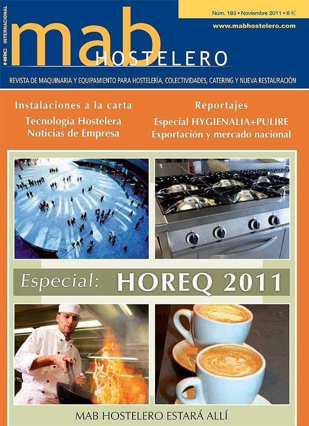 Foto de la portada de la revista para hostelería mab HOSTELERO