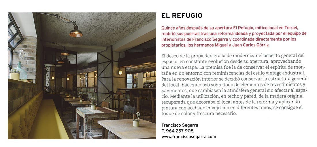 Publication le refuge Proyecto Contract.