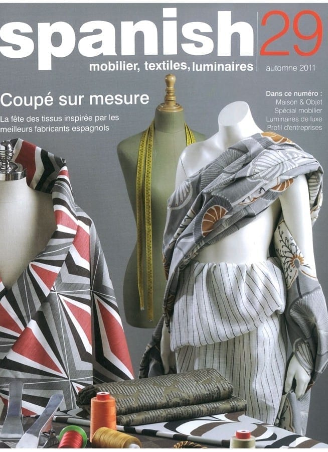 Muebles FS en la revista Spanish para la promoción de la moda española