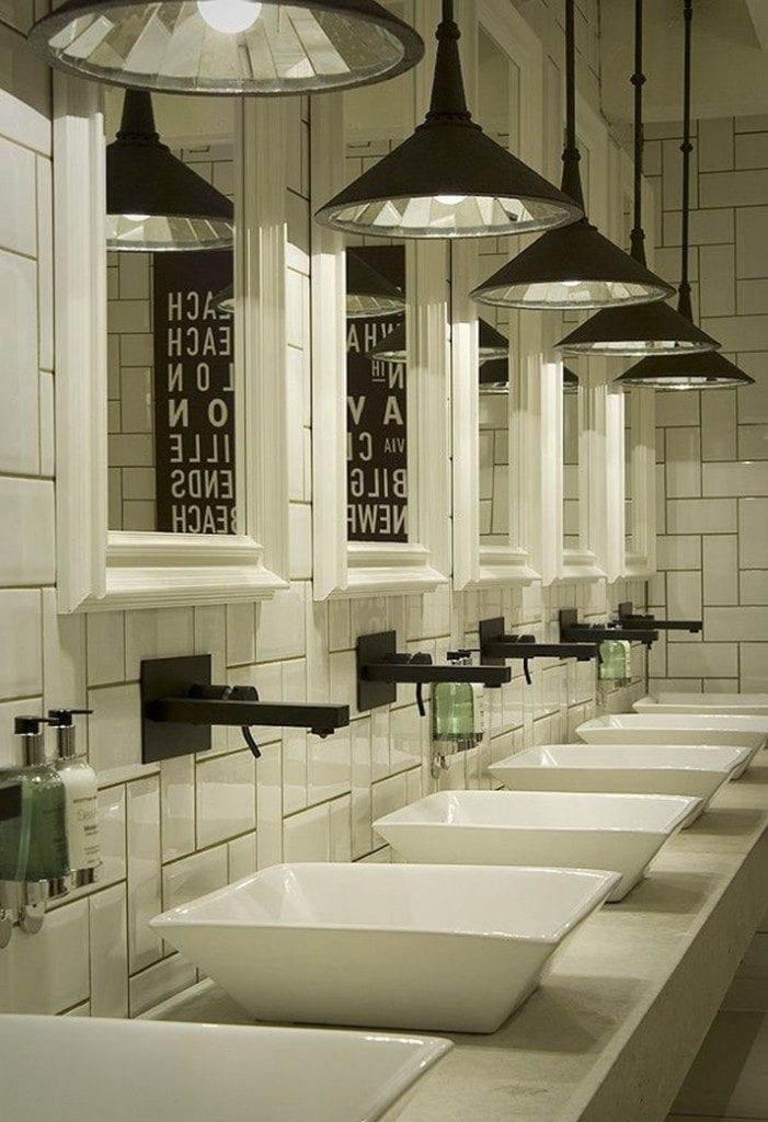 Photo.Salle de bain originale pour les restaurants.