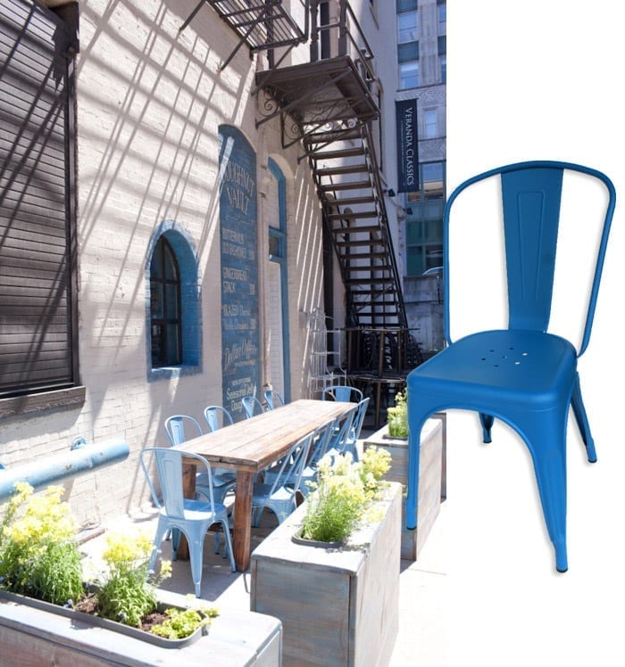 Imágenes de sillas de terraza para bares y restaurantes.