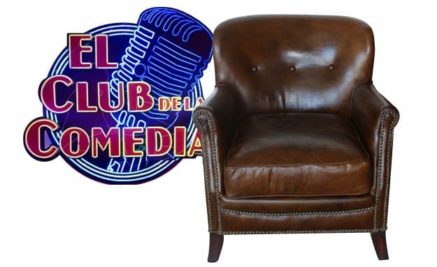 Foto del sillón Motto en el programa de la sexta, el club de la comedia