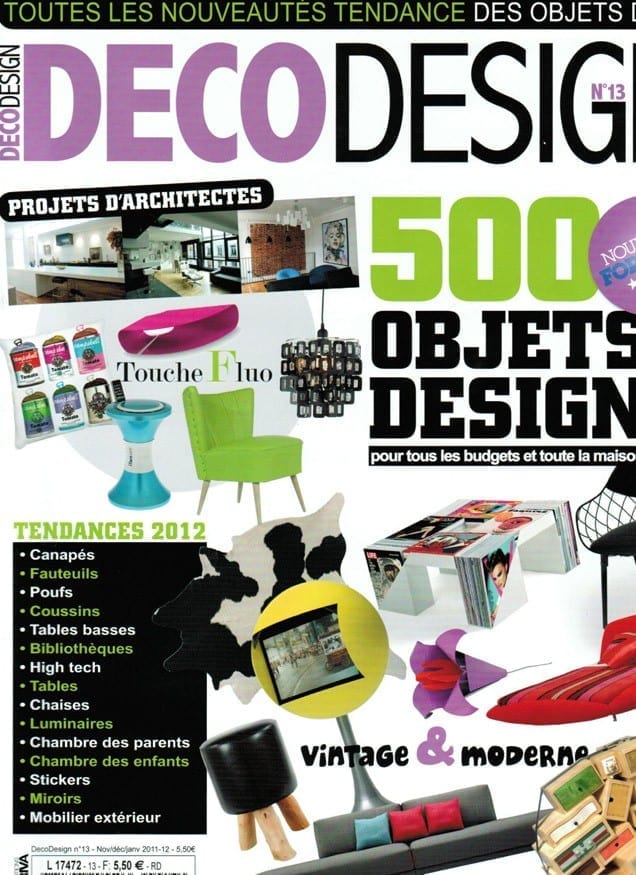 Portada revista Decodesign en francia