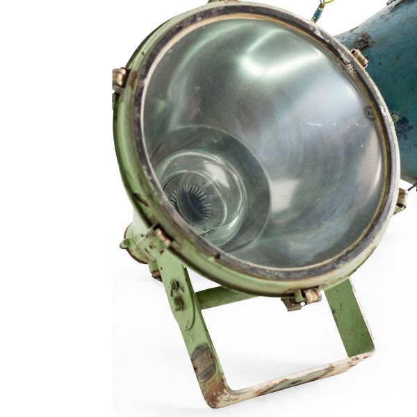 Antique spotlights to be used in industrial projects.