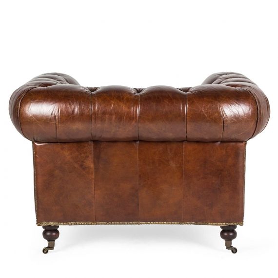 Rear picture of the Chester armchair.