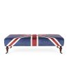 British style ottoman.