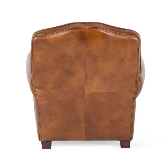 Leather armchair for interior design projects