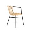 Cafeteria rattan chair.