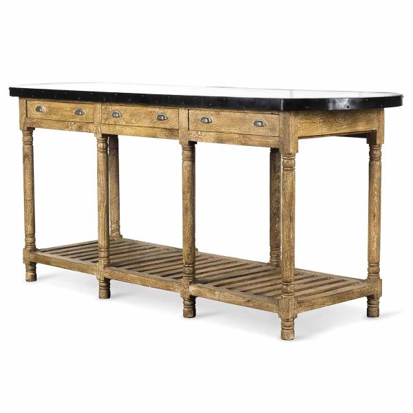 Industrial style high table.