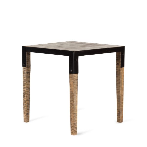 Industrial Furniture Francisco Segarra, Reclaimed Wood Black Side Table Philippines