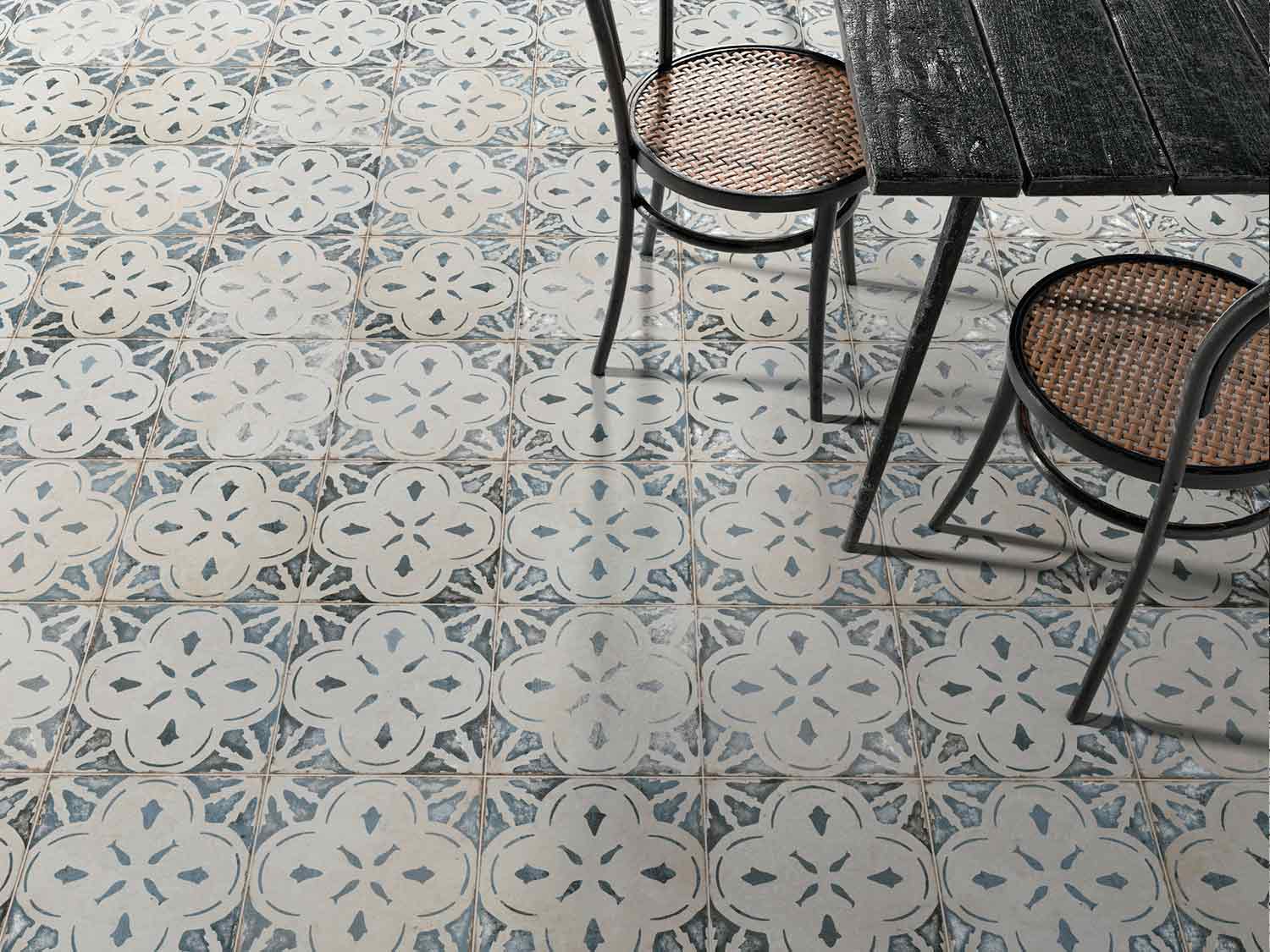 Ceramic floors.