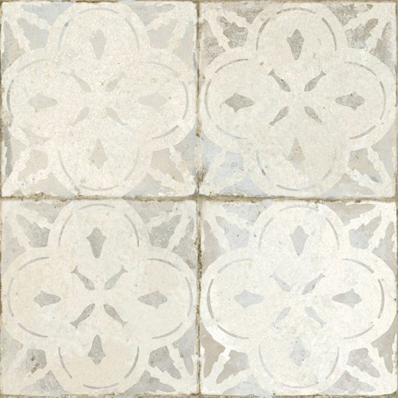 Stoneware floors.