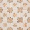 Traditional aesthetic floor and wall tiles.