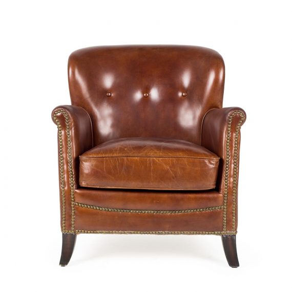 Leather armchairs to furnish elegant waiting rooms.