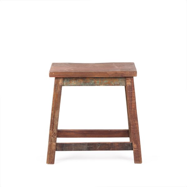 Wood stool.