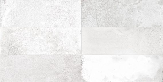 Ceramic wall tiles FS RAKU WHITE.