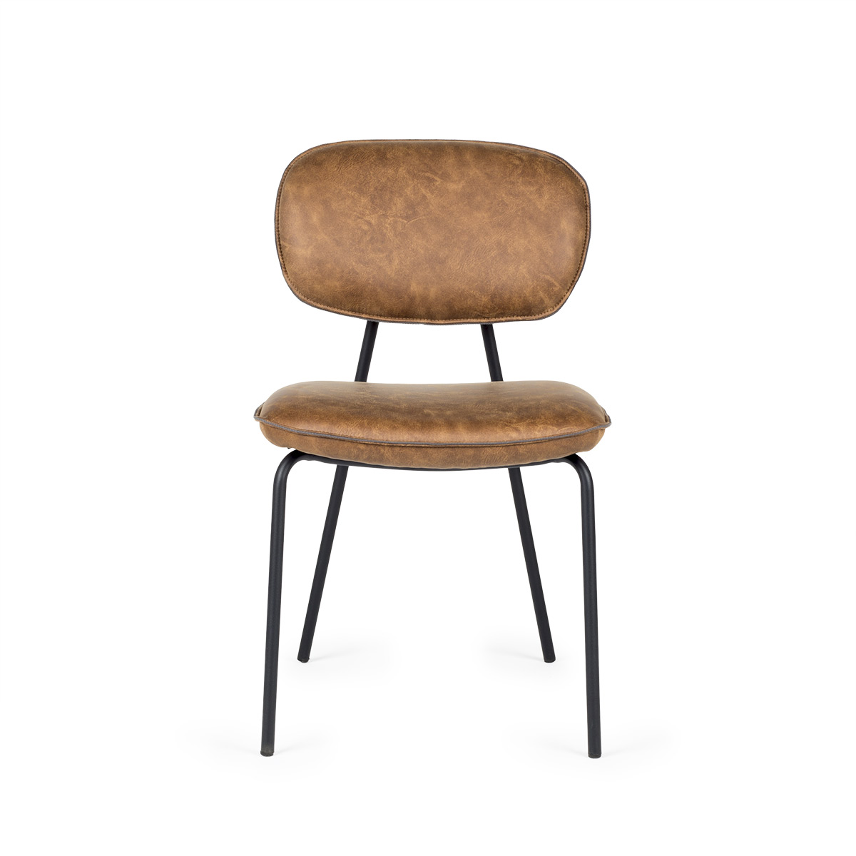 Chaises en simili cuir pour espaces exclusifs et raffinés.