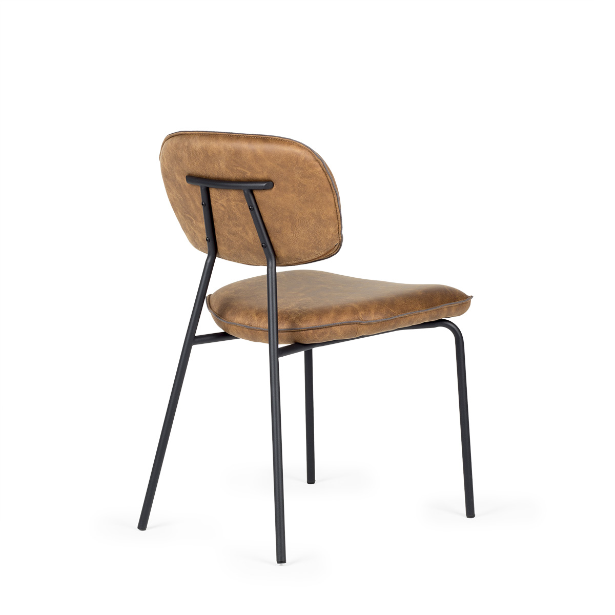 Chaises en simili cuir pour espaces exclusifs et raffinés.