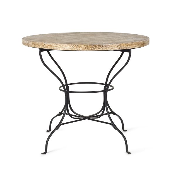 Round café tables.