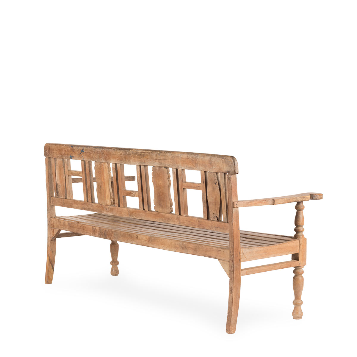 Banco de madera segunda mano. Bancos vintage.