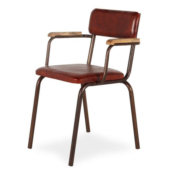 Silla para cafetería piel.
