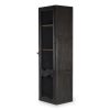 Black wooden contract cabinet.