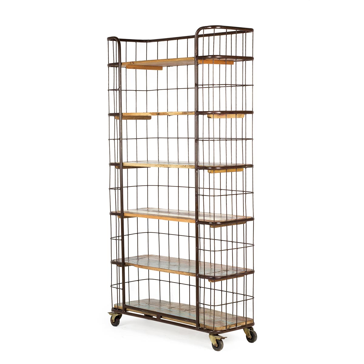Rolling racks, vintage style for shops, establishments.