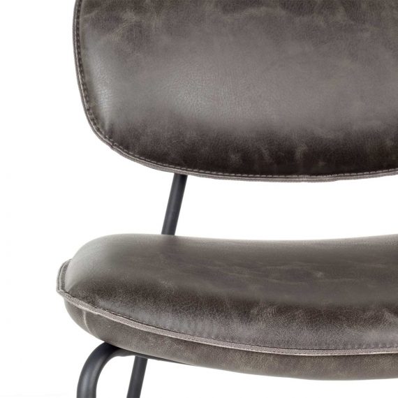 Fauteuil contract SAMAY gris.