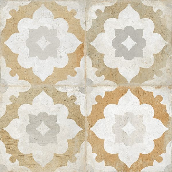 Hydraulic style tiles.