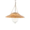 Lampe suspendue style industriel.