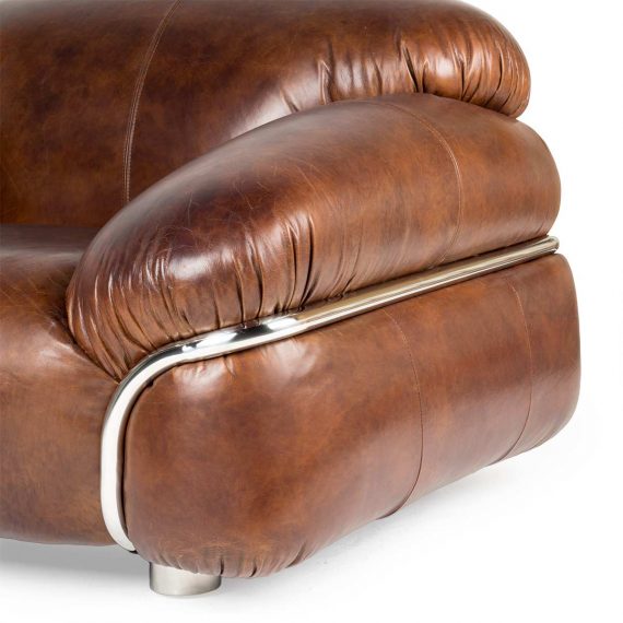 Leather armchair HEIL.