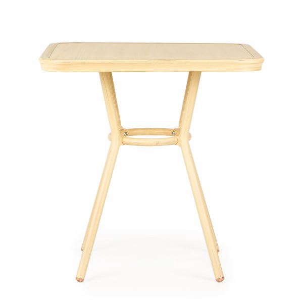 Outdoor tables, restaurants.