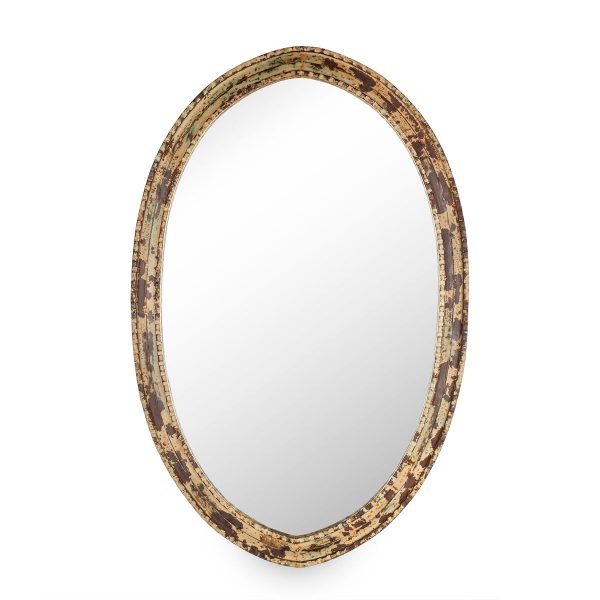 Oval mirror.